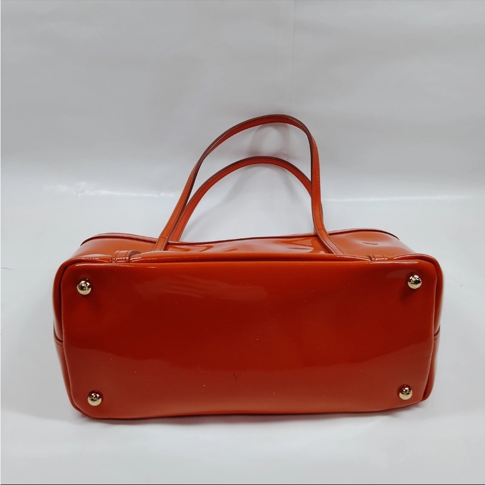 Dolce & Gabbana Orange Patent Leather Tote - Picture 5 of 9